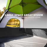 UNP 4-Person Tent, Portable Cabin Tent, Camping Tent 4-Person Easy Set Up, Waterproof with Top Rainfly for Outdoor Camping/Hiking